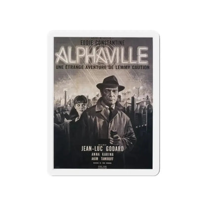 ALPHAVILLE 1965 Movie Poster - Refrigerator Magnet - The Sticker Space