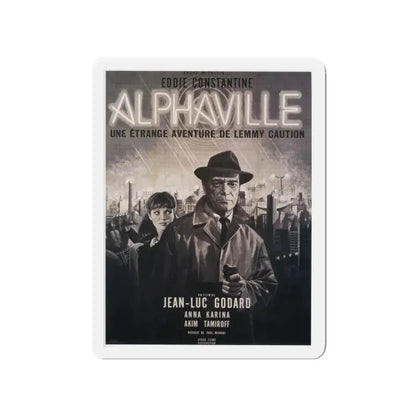 ALPHAVILLE 1965 Movie Poster - Refrigerator Magnet - The Sticker Space