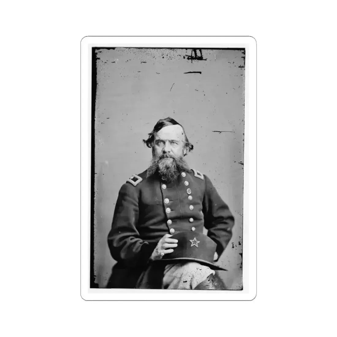 Alpheus S. Williams 008 (U.S. Civil War) STICKER Vinyl Kiss-Cut Decal 3 Inch White - The Sticker Space