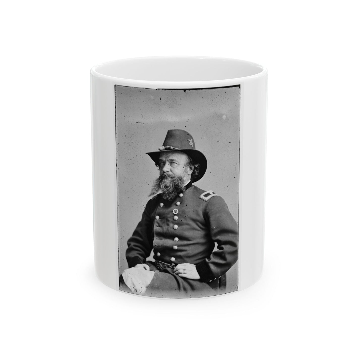 Alpheus S. Williams 002(2) (U.S. Civil War) White Coffee Mug-11oz-The Sticker Space