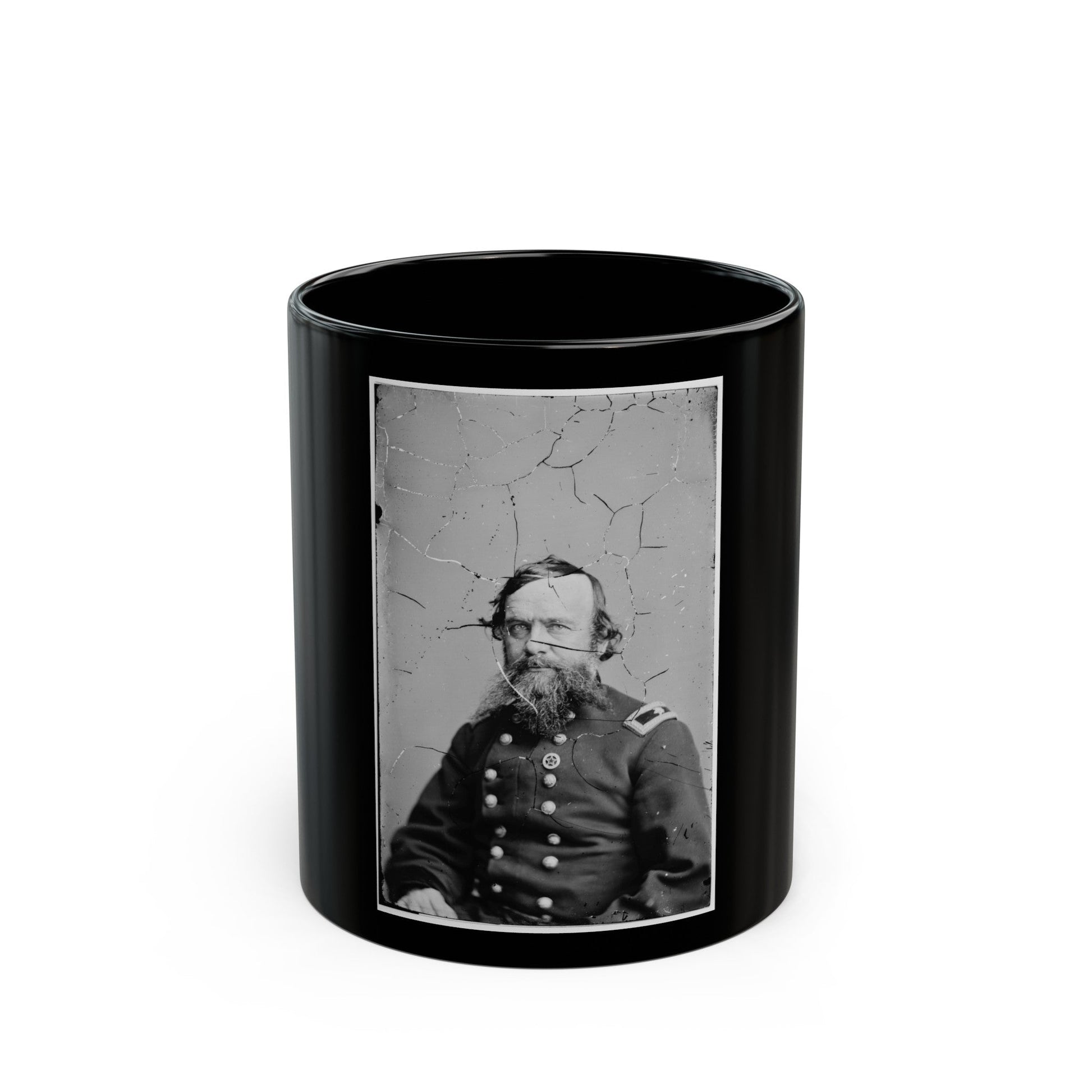 Alpheus S. Williams 004 (U.S. Civil War) Black Coffee Mug-11oz-The Sticker Space