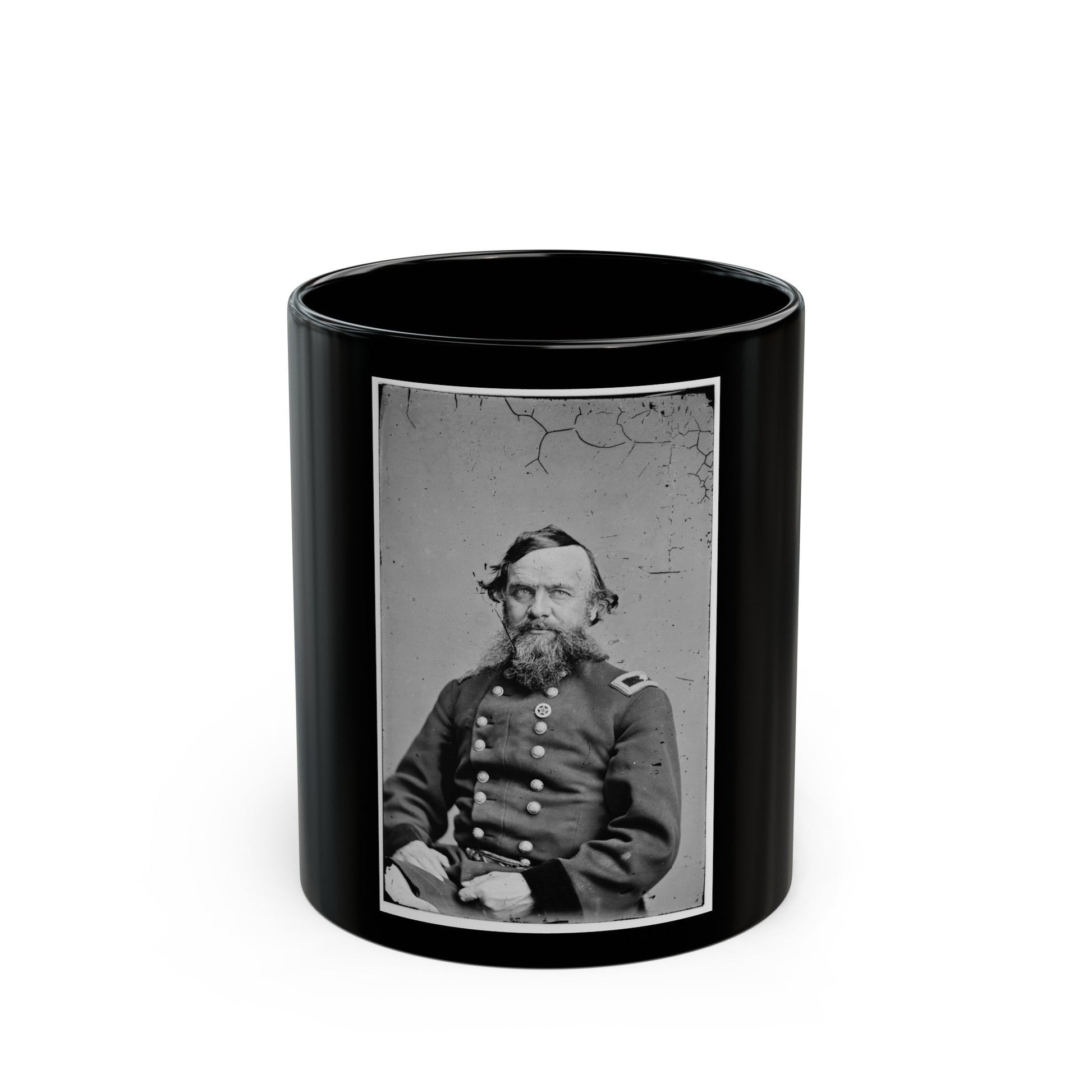 Alpheus S. Williams 005 (U.S. Civil War) Black Coffee Mug-11oz-The Sticker Space