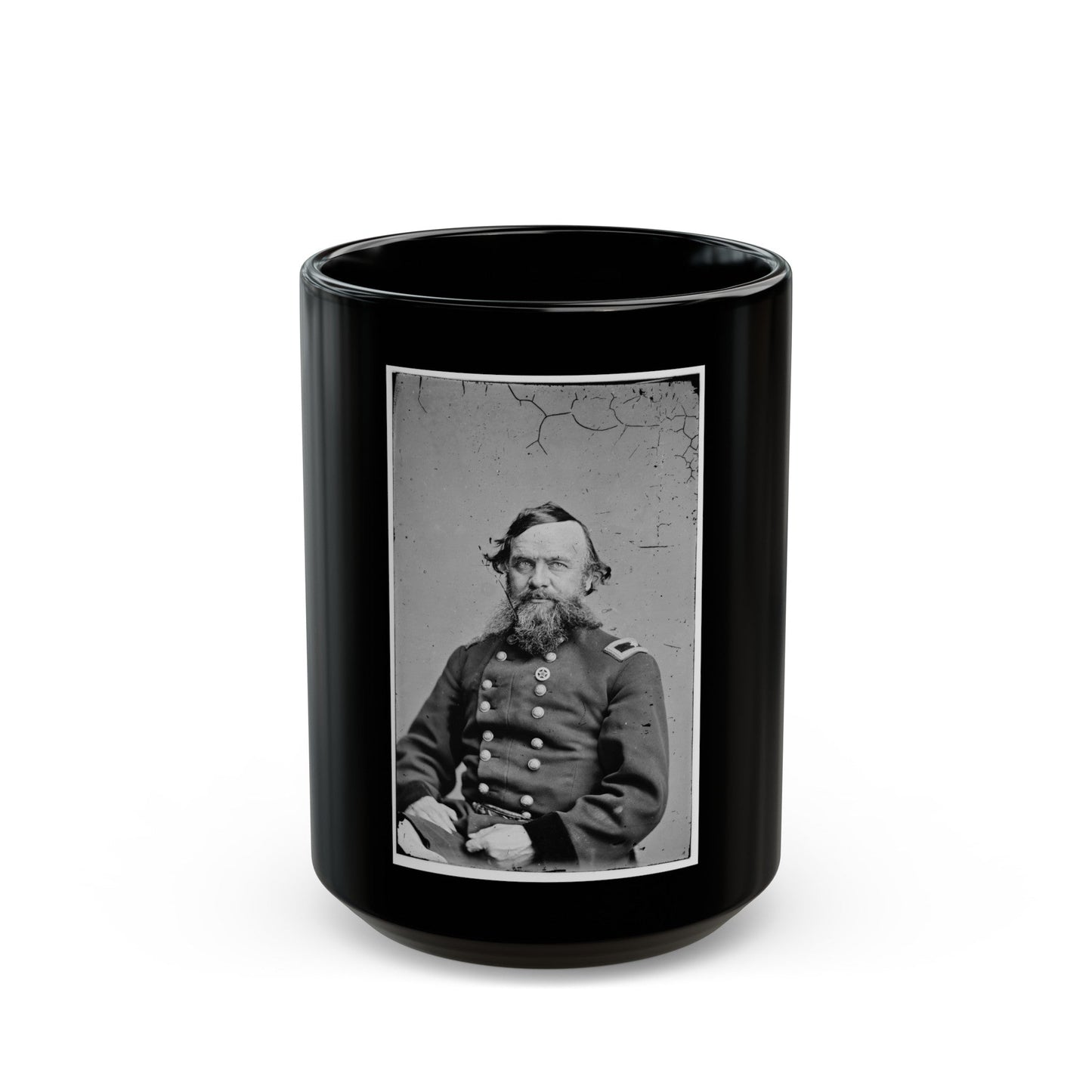 Alpheus S. Williams 005 (U.S. Civil War) Black Coffee Mug-15oz-The Sticker Space