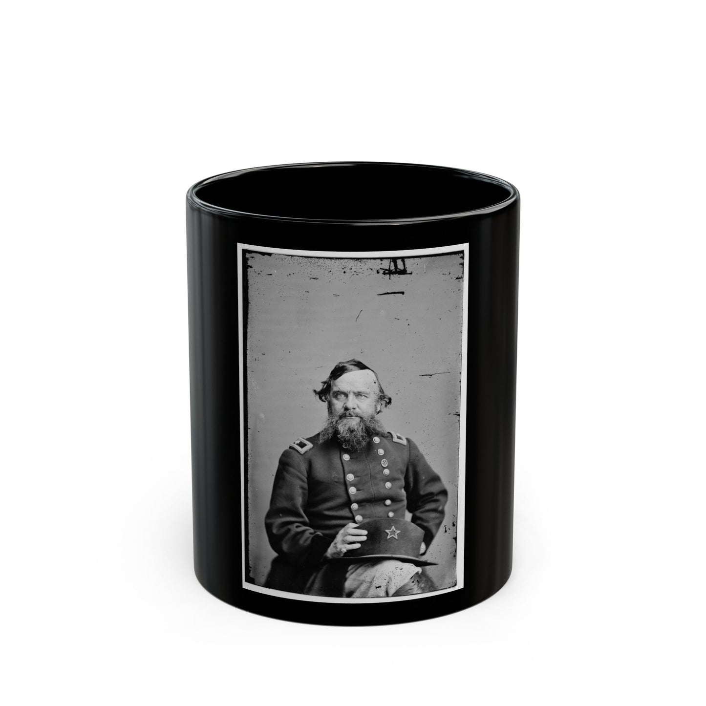 Alpheus S. Williams 008 (U.S. Civil War) Black Coffee Mug-11oz-The Sticker Space