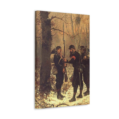 Alphonse-Marie-Adolphe de Neuville (1835-1885) The post of danger - 1876 - Canvas Wall Art-The Sticker Space