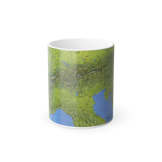 Alps, The (1985) (Map) Color Changing Mug 11oz-11oz-The Sticker Space