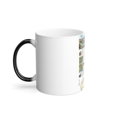 Alps, The - A Traveller's Map (1985) (Map) Color Changing Mug 11oz-11oz-The Sticker Space