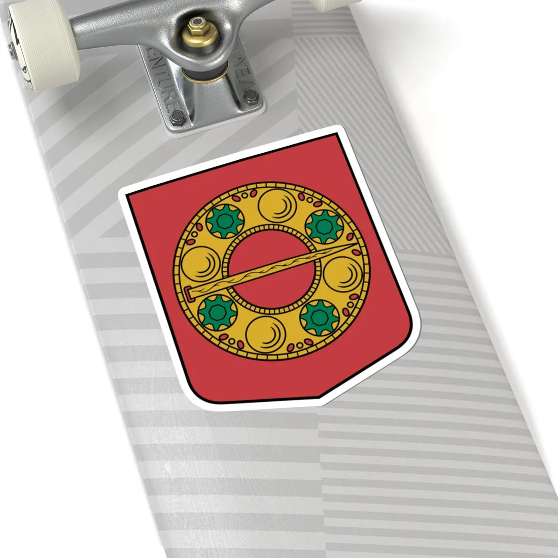 Alsungas pagasta ģerbonis (Latvia) (Coat of Arms) STICKER Vinyl Kiss-Cut Decal - The Sticker Space