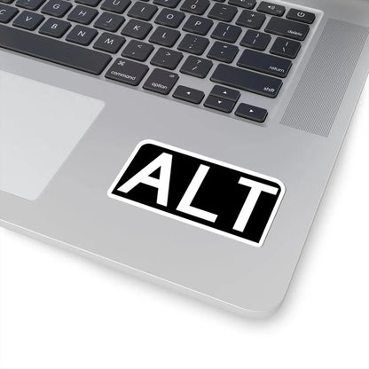 Alt plate black FL 1956 (Florida) (Road Sign) STICKER Vinyl Kiss-Cut Decal - The Sticker Space
