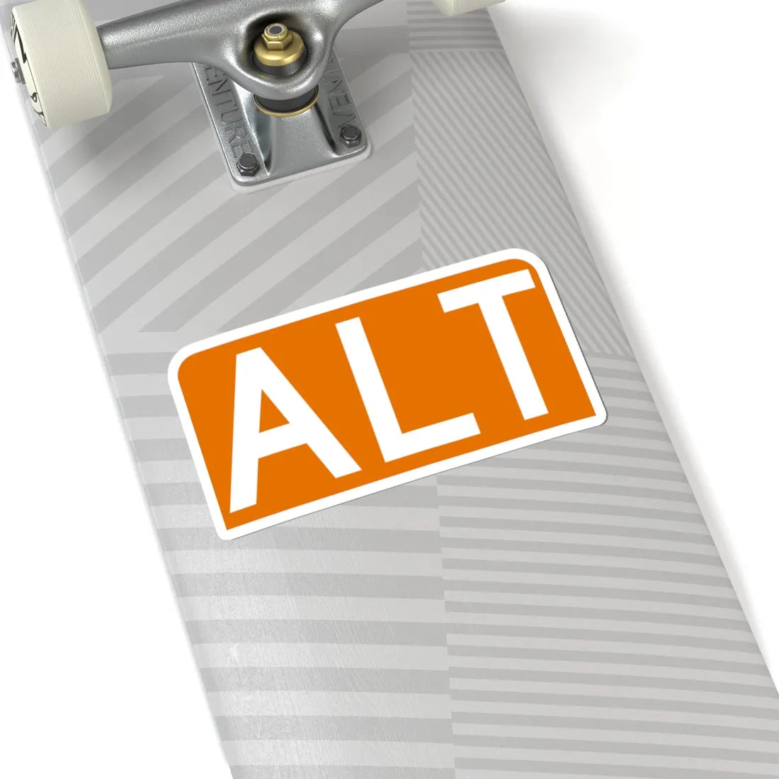 Alt plate orange FL 1956 (Florida) (Road Sign) STICKER Vinyl Kiss-Cut Decal - The Sticker Space