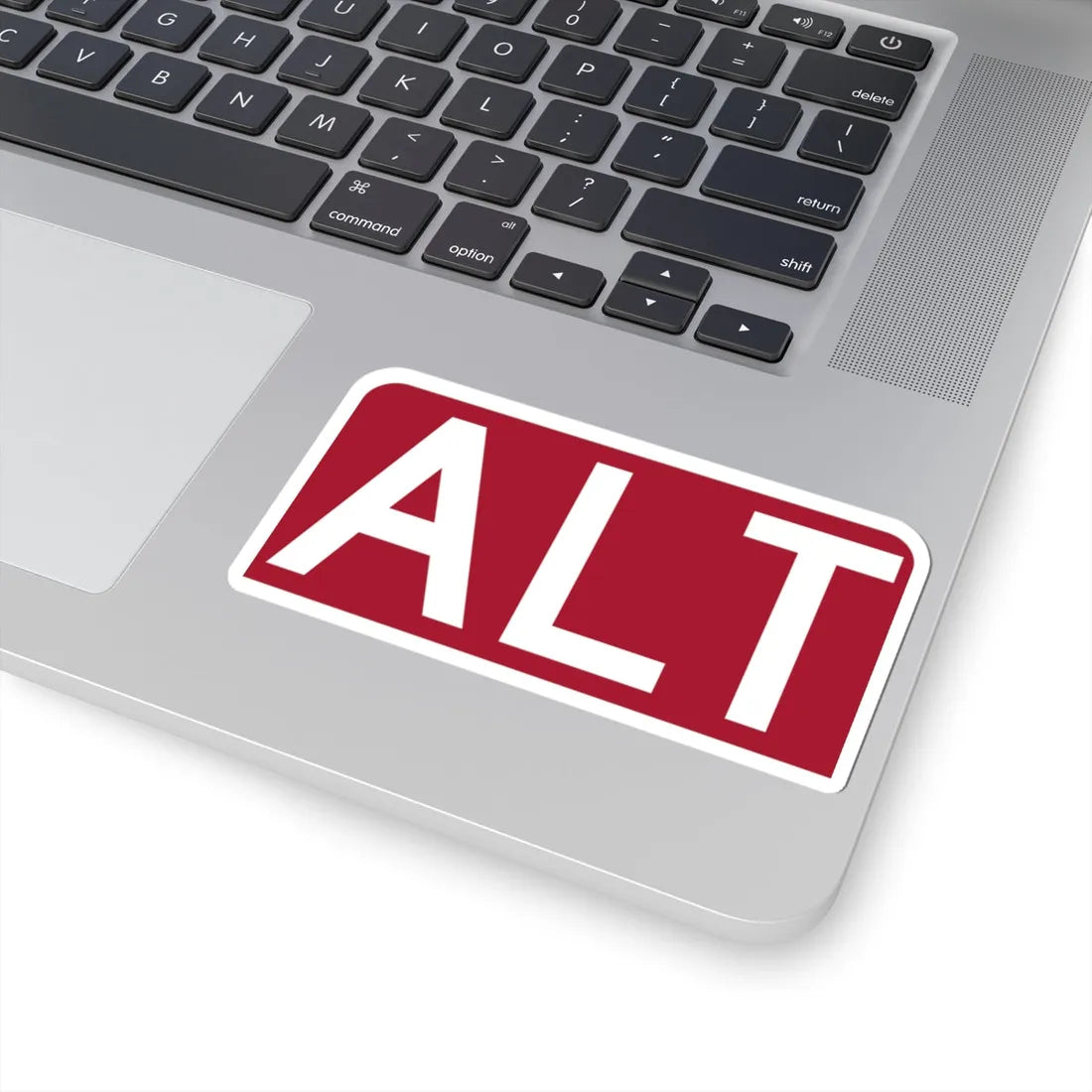 Alt plate red FL 1956 (Florida) (Road Sign) STICKER Vinyl Kiss-Cut Decal - The Sticker Space