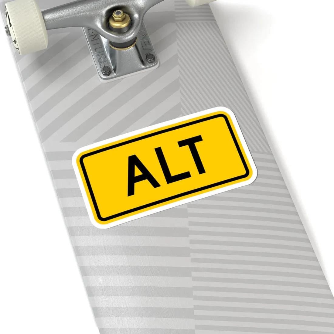 Alt plate Wyoming (Wyoming) (Road Sign) STICKER Vinyl Kiss-Cut Decal - The Sticker Space