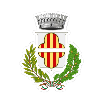 Altavilla Monferrato-Stemma (Italy) (Coat of Arms) STICKER Vinyl Kiss-Cut Decal 3 Inch White - The Sticker Space