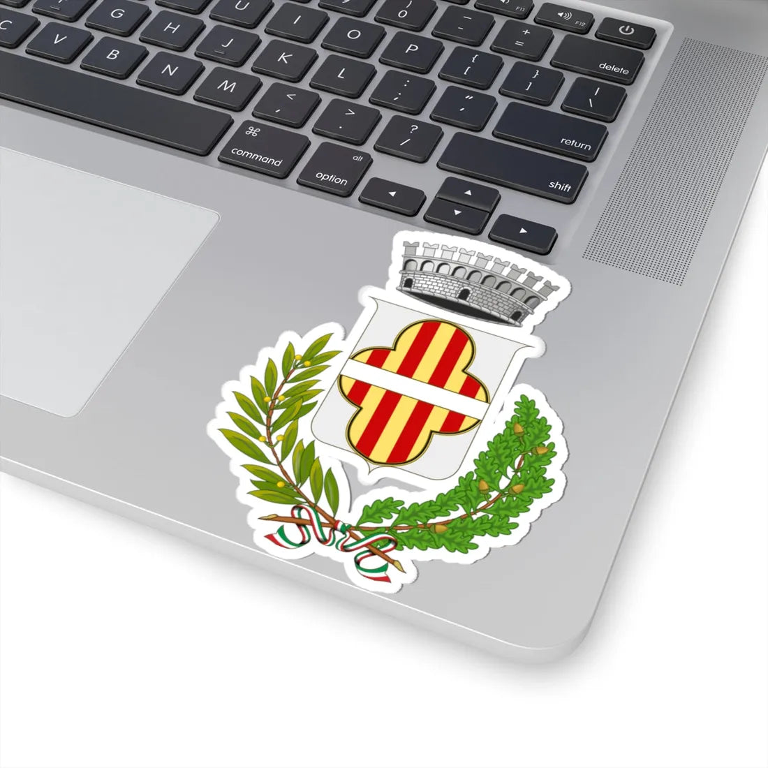 Altavilla Monferrato-Stemma (Italy) (Coat of Arms) STICKER Vinyl Kiss-Cut Decal - The Sticker Space