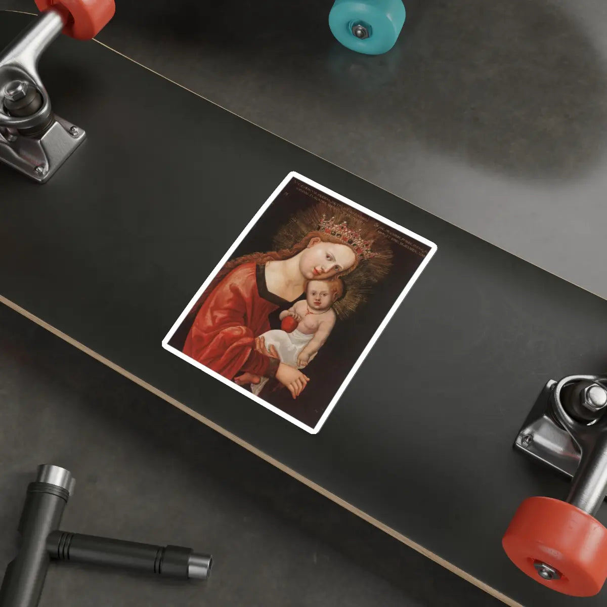 SKU:60522043445439093353 Sticker types:White Shape:Die-Cut Sizes:6" × 6"