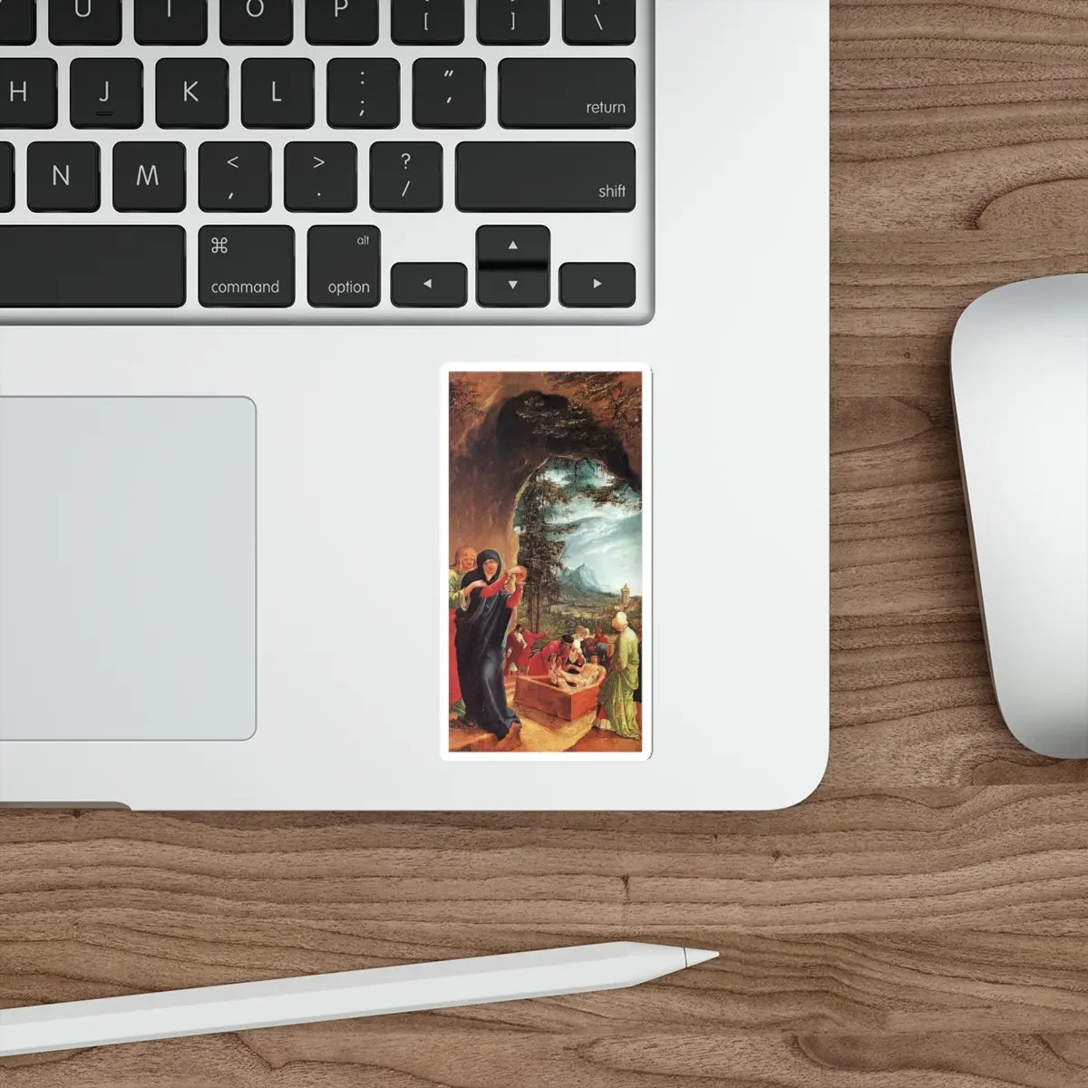 SKU:31161990884265776682 Sticker types:White Shape:Die-Cut Sizes:4" × 4"