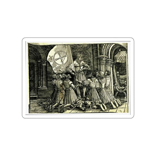 SKU:29104300657242490775 Sticker types:White Shape:Die-Cut Sizes:2" × 2"
