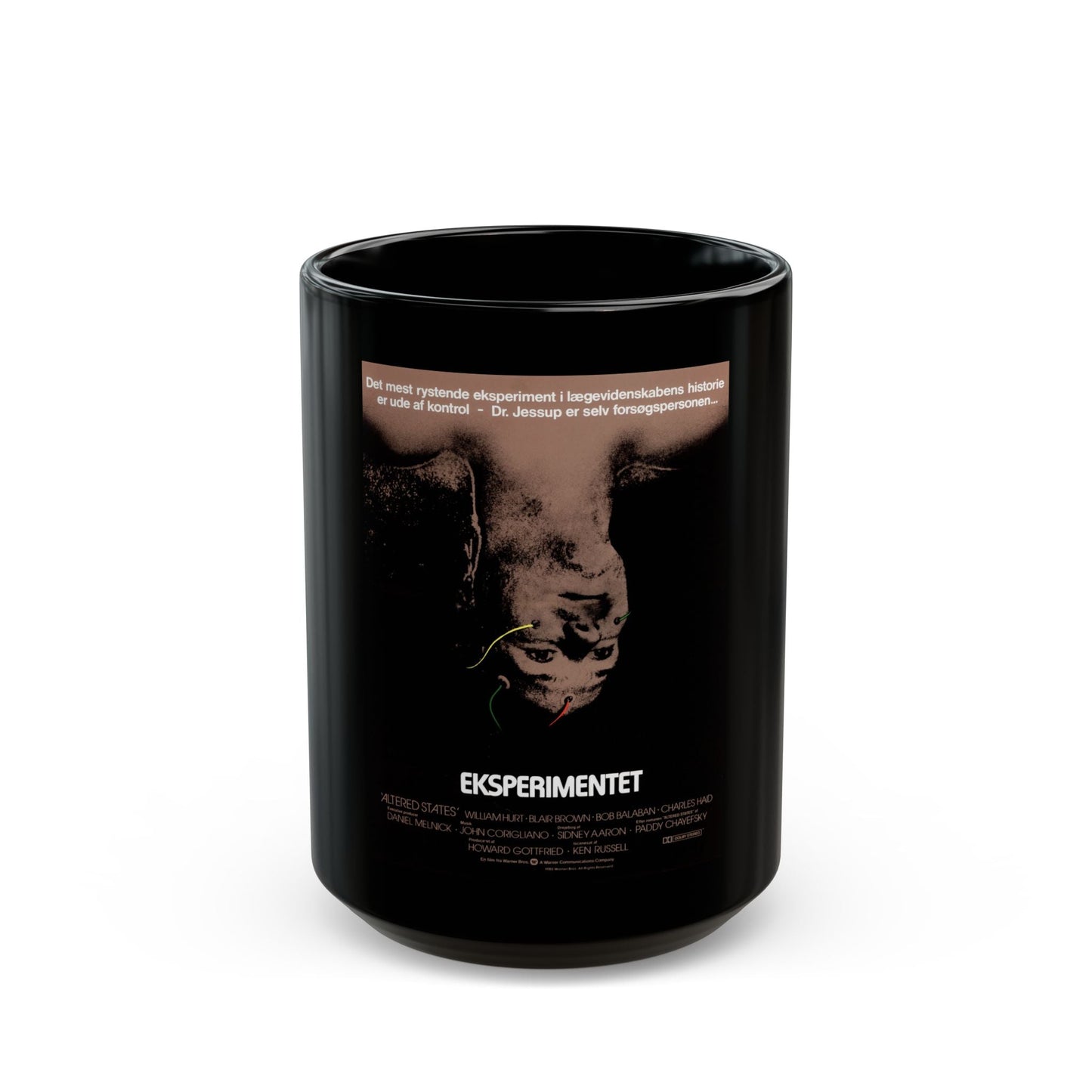 ALTERED STATES (DANISH) 1980 Movie Poster - Black Coffee Mug