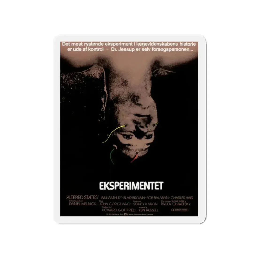 ALTERED STATES (DANISH) 1980 Movie Poster - Refrigerator Magnet 2 Inch - The Sticker Space