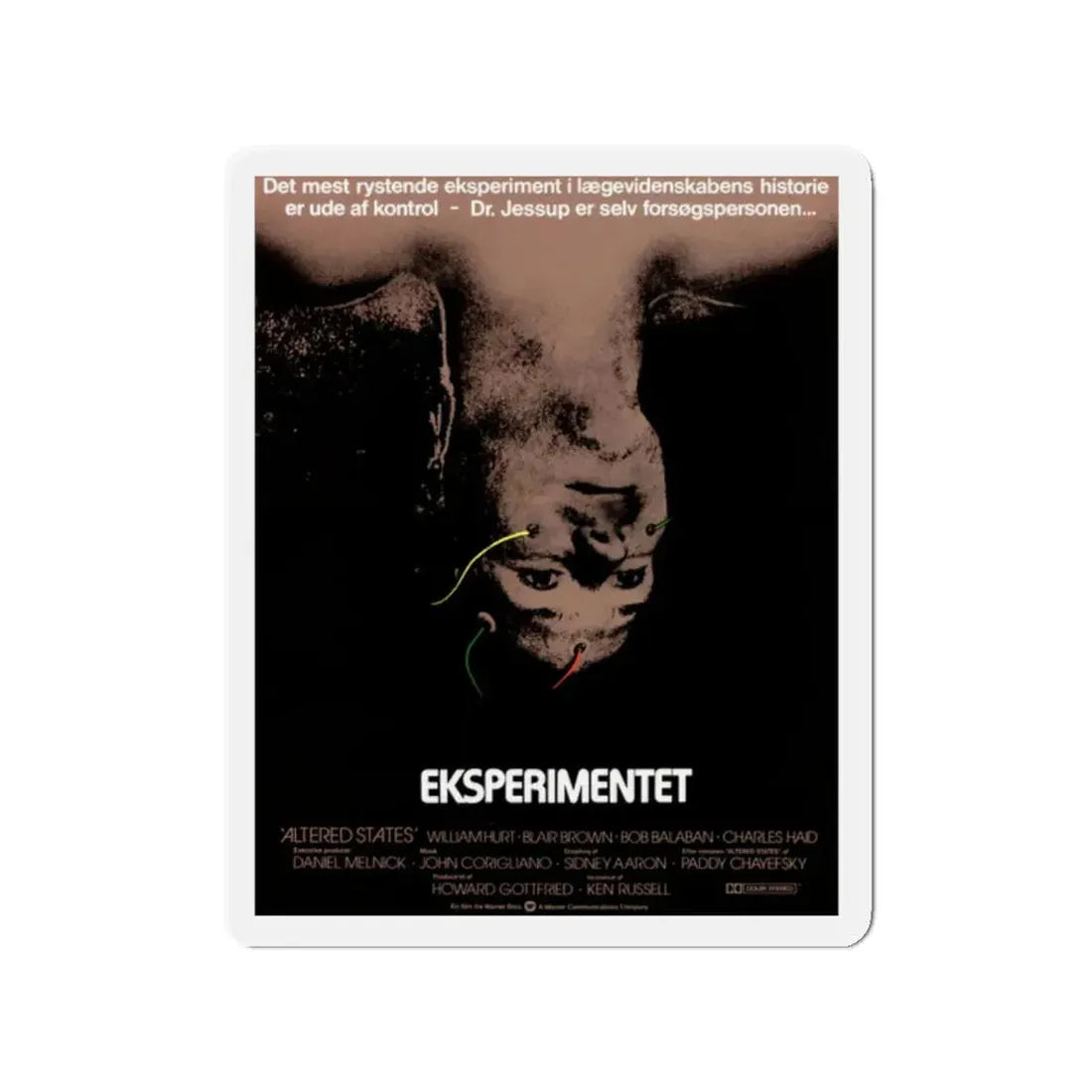 ALTERED STATES (DANISH) 1980 Movie Poster - Refrigerator Magnet 2 Inch - The Sticker Space