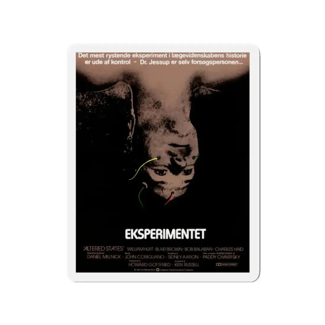 ALTERED STATES (DANISH) 1980 Movie Poster - Refrigerator Magnet - The Sticker Space