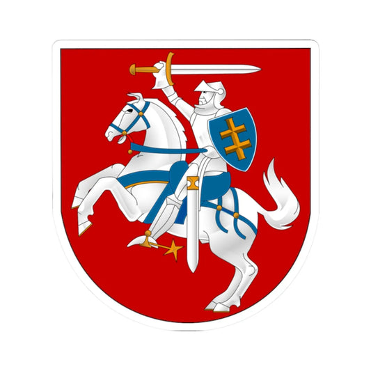 Alternate Coat of Arms of Lithuania (Belarus) (Coat of Arms) STICKER Vinyl Kiss-Cut Decal 2 Inch White - The Sticker Space