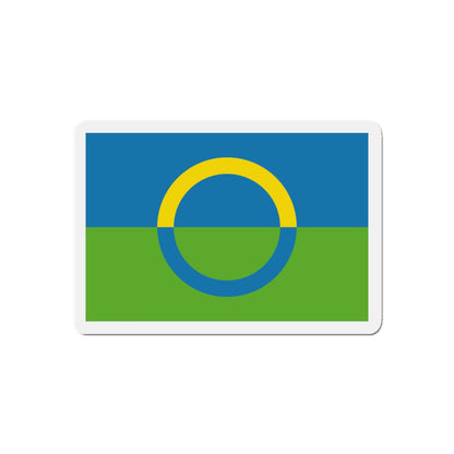 Alternate flag of Võros Estonia - Die-Cut Magnet-4" x 4"-The Sticker Space