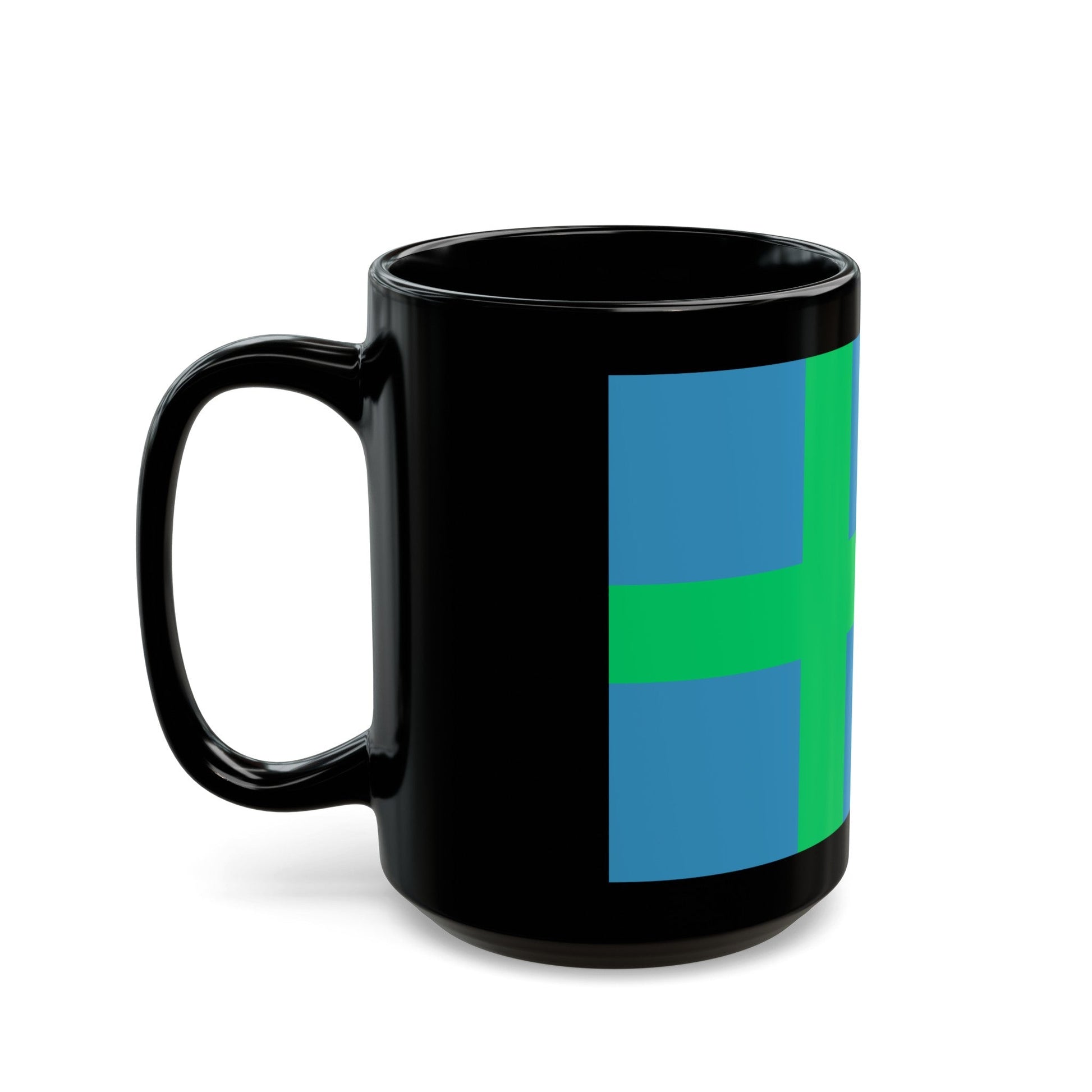 Alternate flag of Votes Estonia - Black Coffee Mug-The Sticker Space