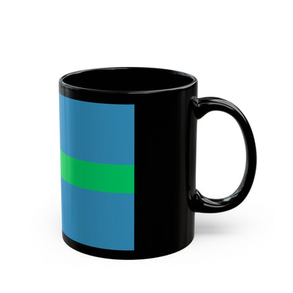 Alternate flag of Votes Estonia - Black Coffee Mug-The Sticker Space