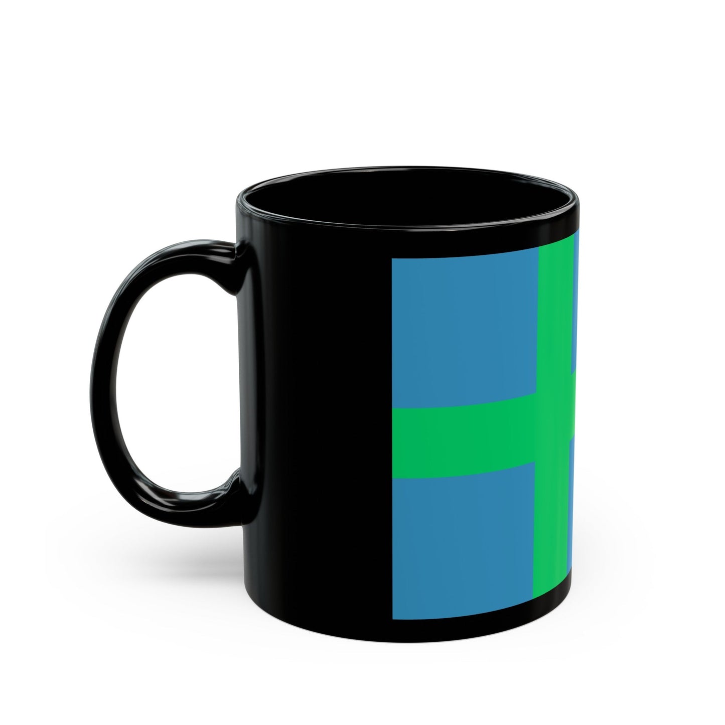 Alternate flag of Votes Estonia - Black Coffee Mug-The Sticker Space