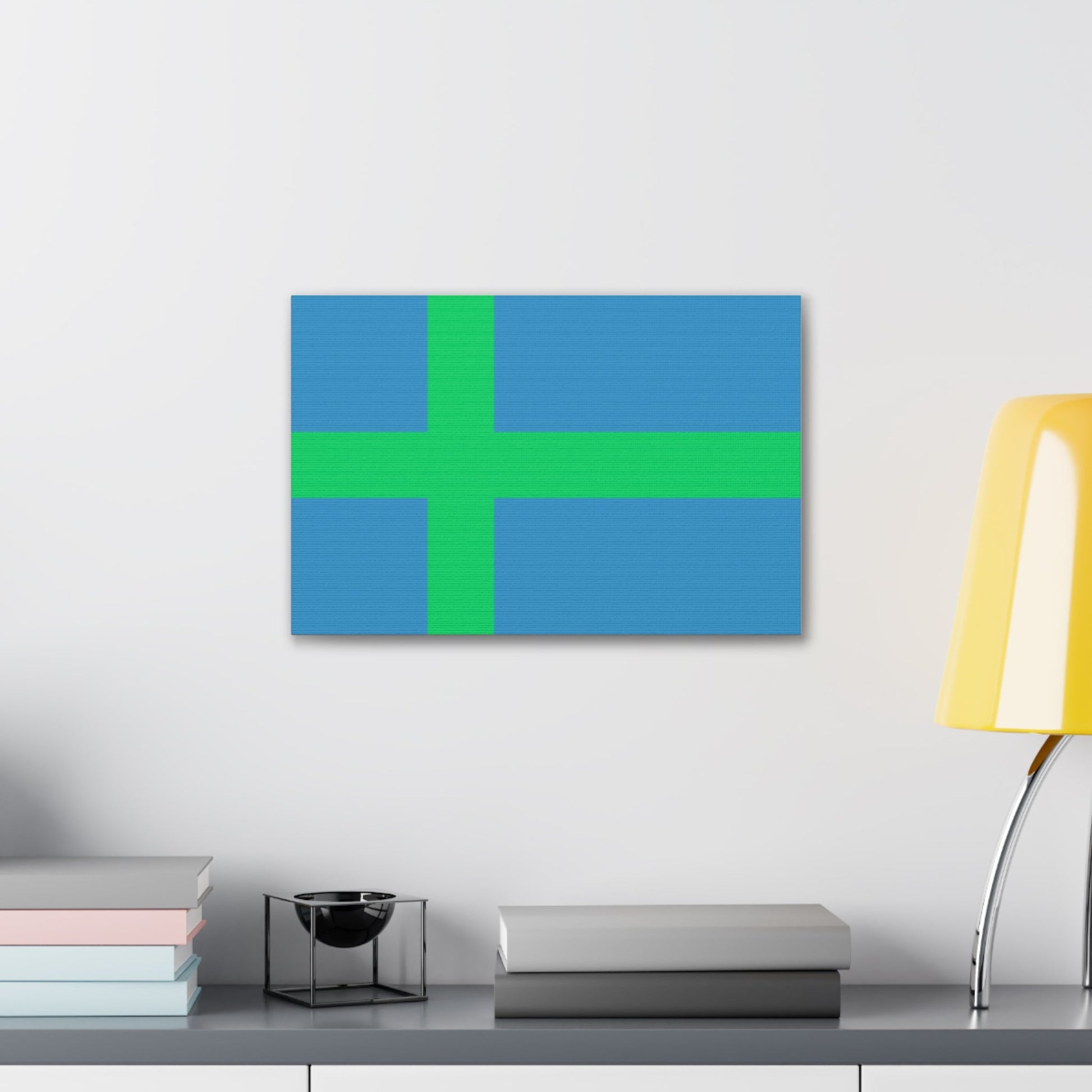 Alternate flag of Votes Estonia - Canvas Wall Art-The Sticker Space