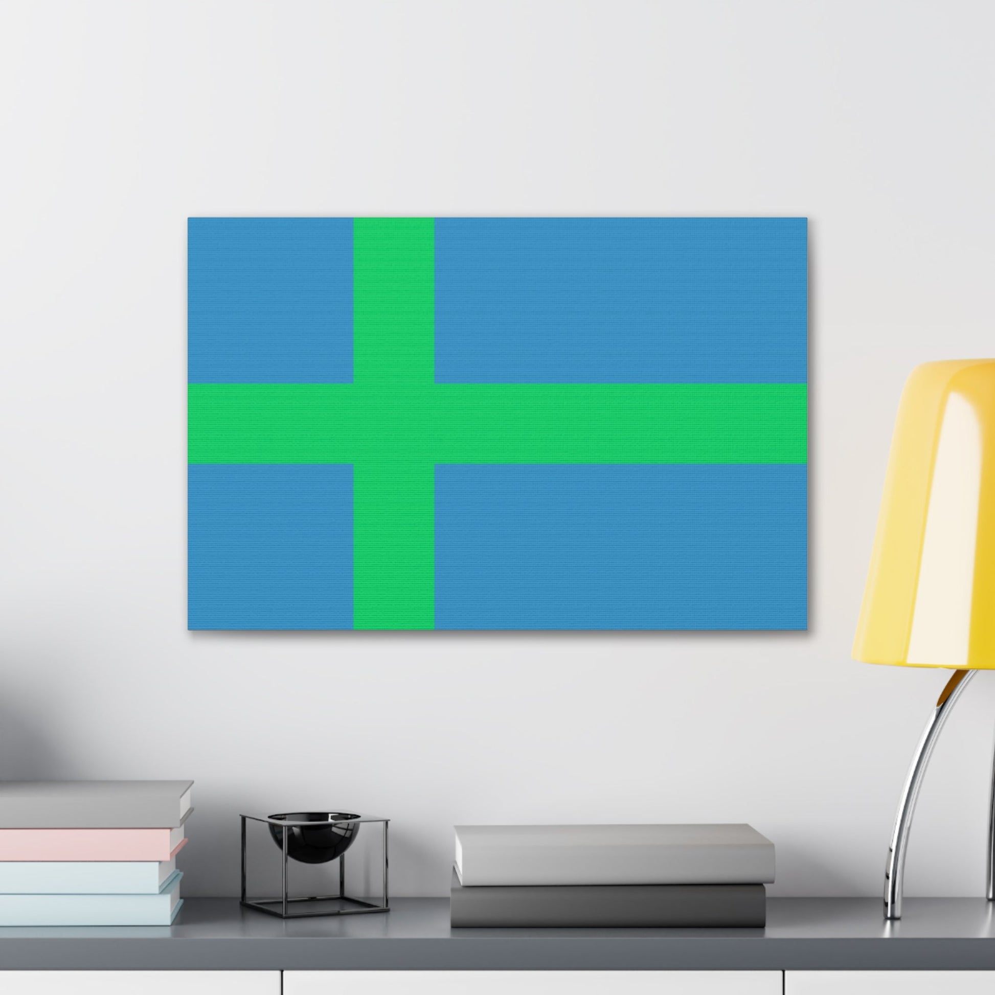 Alternate flag of Votes Estonia - Canvas Wall Art-The Sticker Space