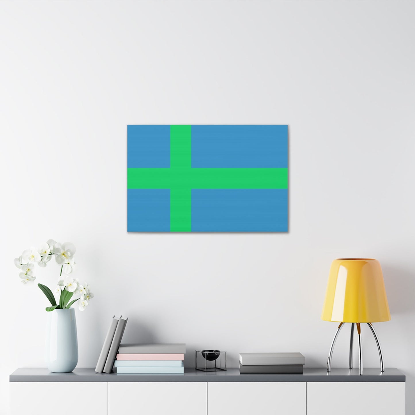 Alternate flag of Votes Estonia - Canvas Wall Art-The Sticker Space