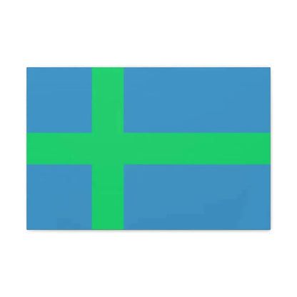 Alternate flag of Votes Estonia - Canvas Wall Art 24″ x 16″ 1.25" - The Sticker Space