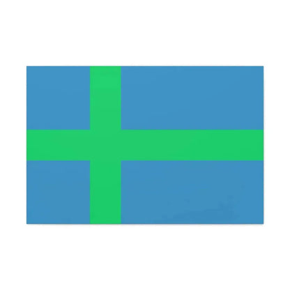 Alternate flag of Votes Estonia - Canvas Wall Art 36" x 24" 1.25" - The Sticker Space