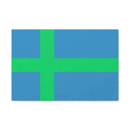 Alternate flag of Votes Estonia - Canvas Wall Art - The Sticker Space