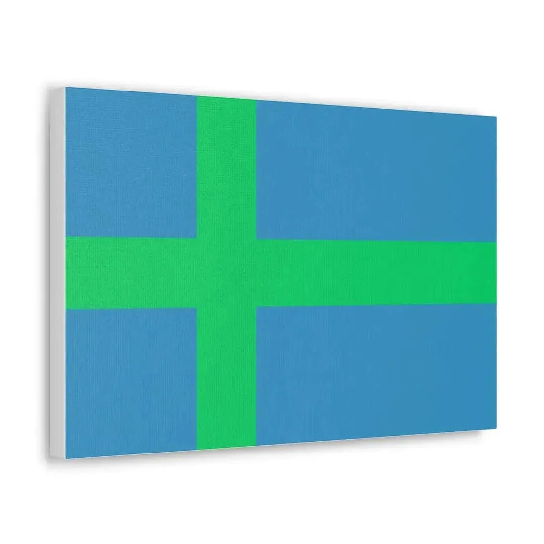 Alternate flag of Votes Estonia - Canvas Wall Art - The Sticker Space