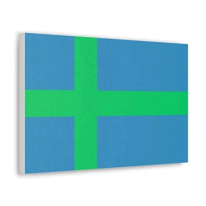Alternate flag of Votes Estonia - Canvas Wall Art - The Sticker Space