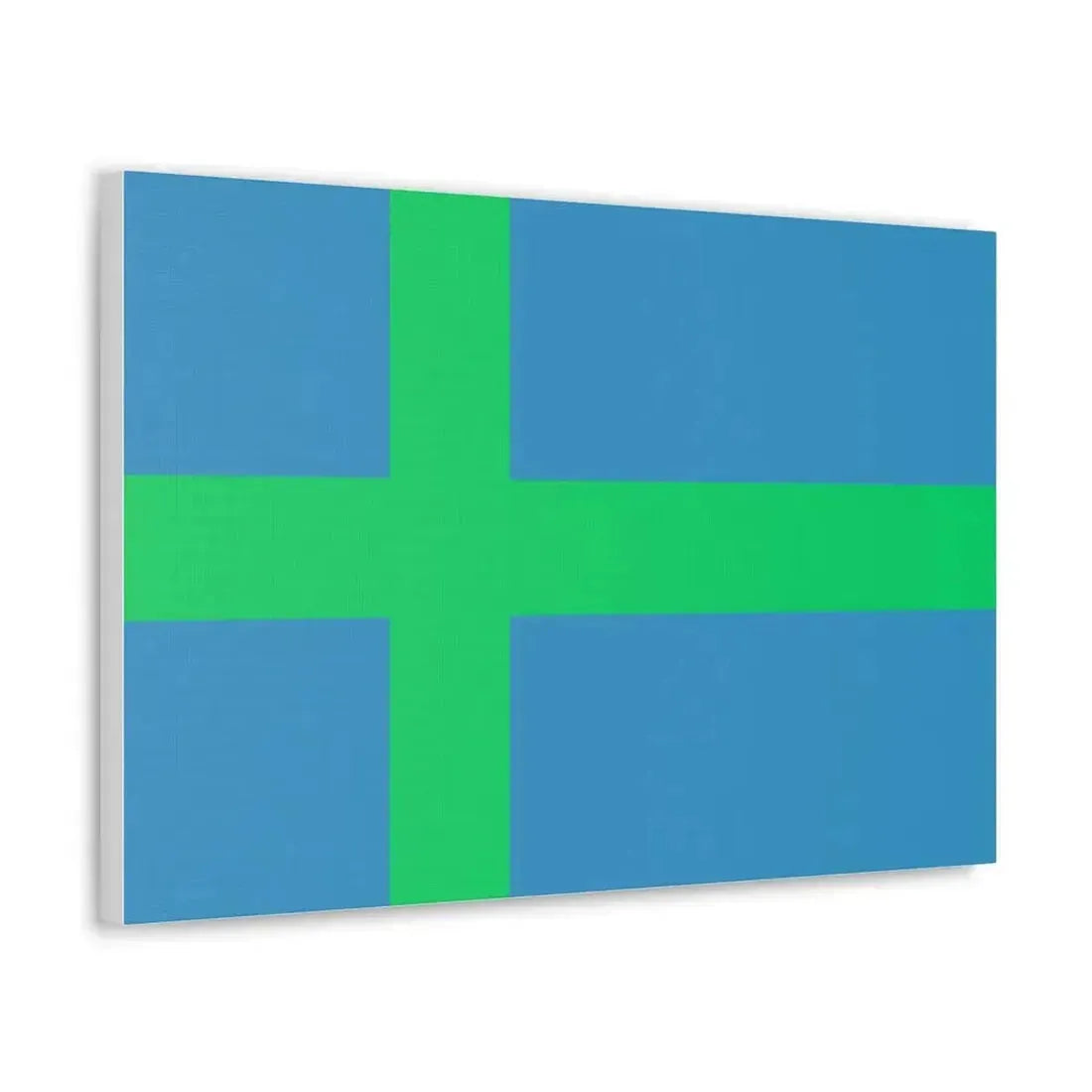 Alternate flag of Votes Estonia - Canvas Wall Art - The Sticker Space