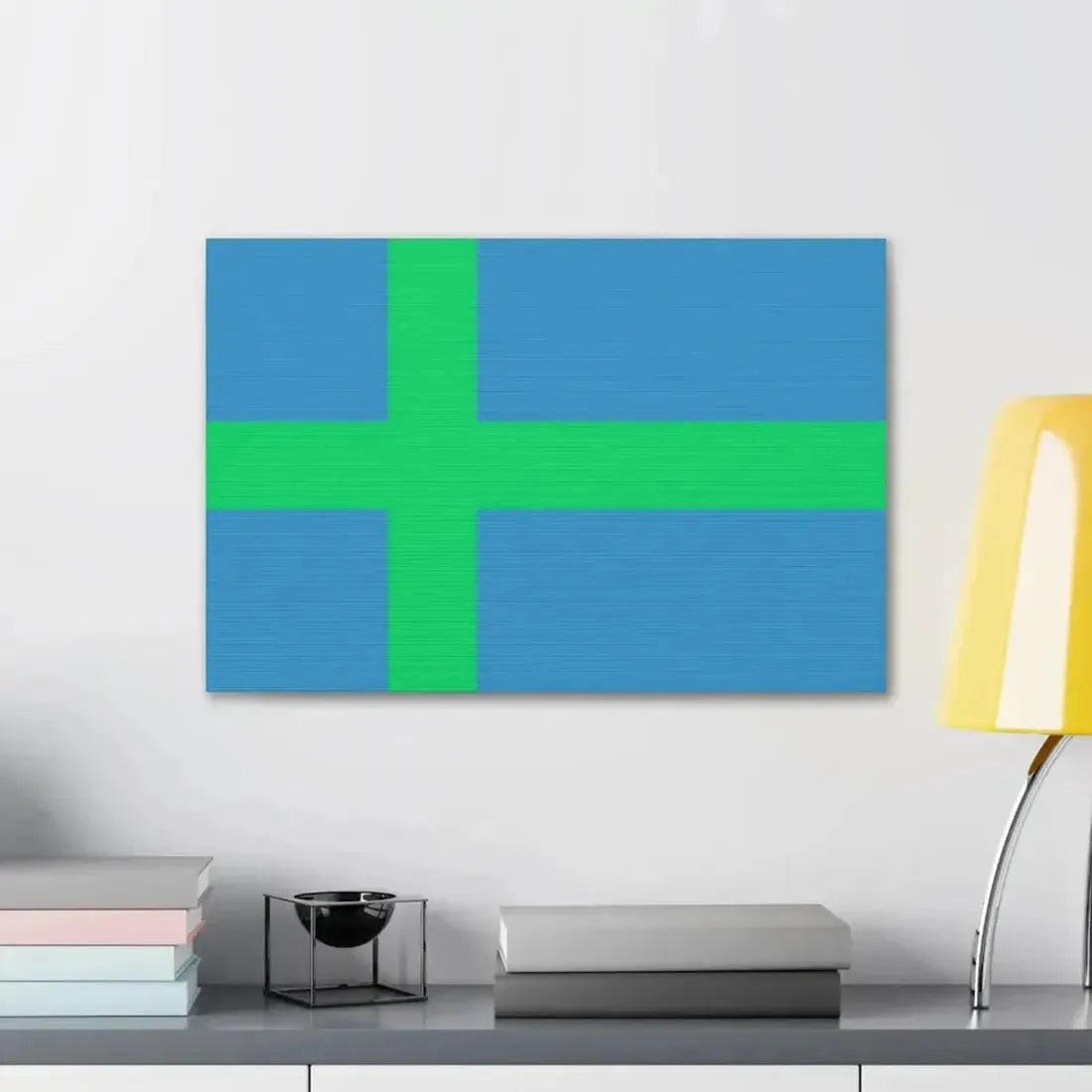 Alternate flag of Votes Estonia - Canvas Wall Art - The Sticker Space