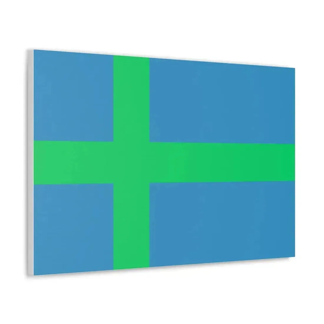 Alternate flag of Votes Estonia - Canvas Wall Art - The Sticker Space