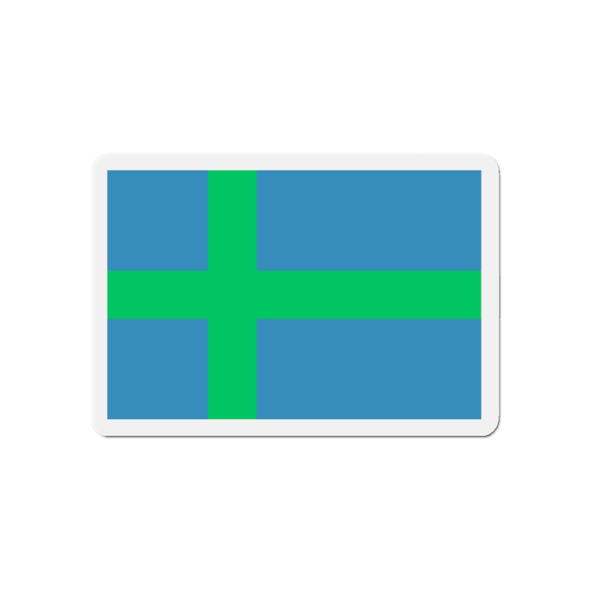 Alternate flag of Votes Estonia - Die-Cut Magnet-3" x 3"-The Sticker Space