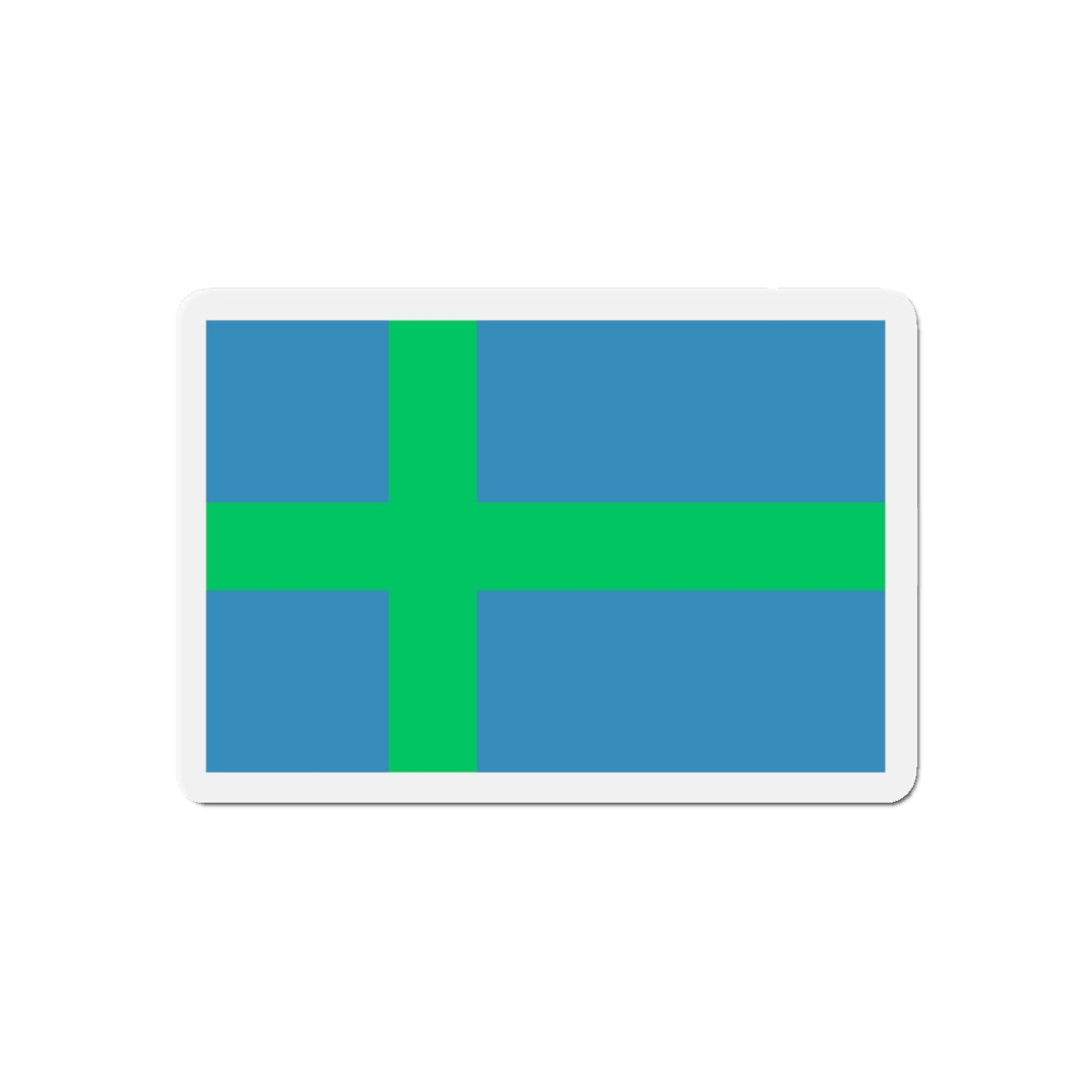 Alternate flag of Votes Estonia - Die-Cut Magnet-4" x 4"-The Sticker Space