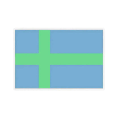 Alternate flag of Votes Estonia - STICKER Vinyl Kiss-Cut Decal 2 Inch Transparent - The Sticker Space