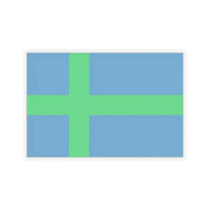 Alternate flag of Votes Estonia - STICKER Vinyl Kiss-Cut Decal 3 Inch Transparent - The Sticker Space