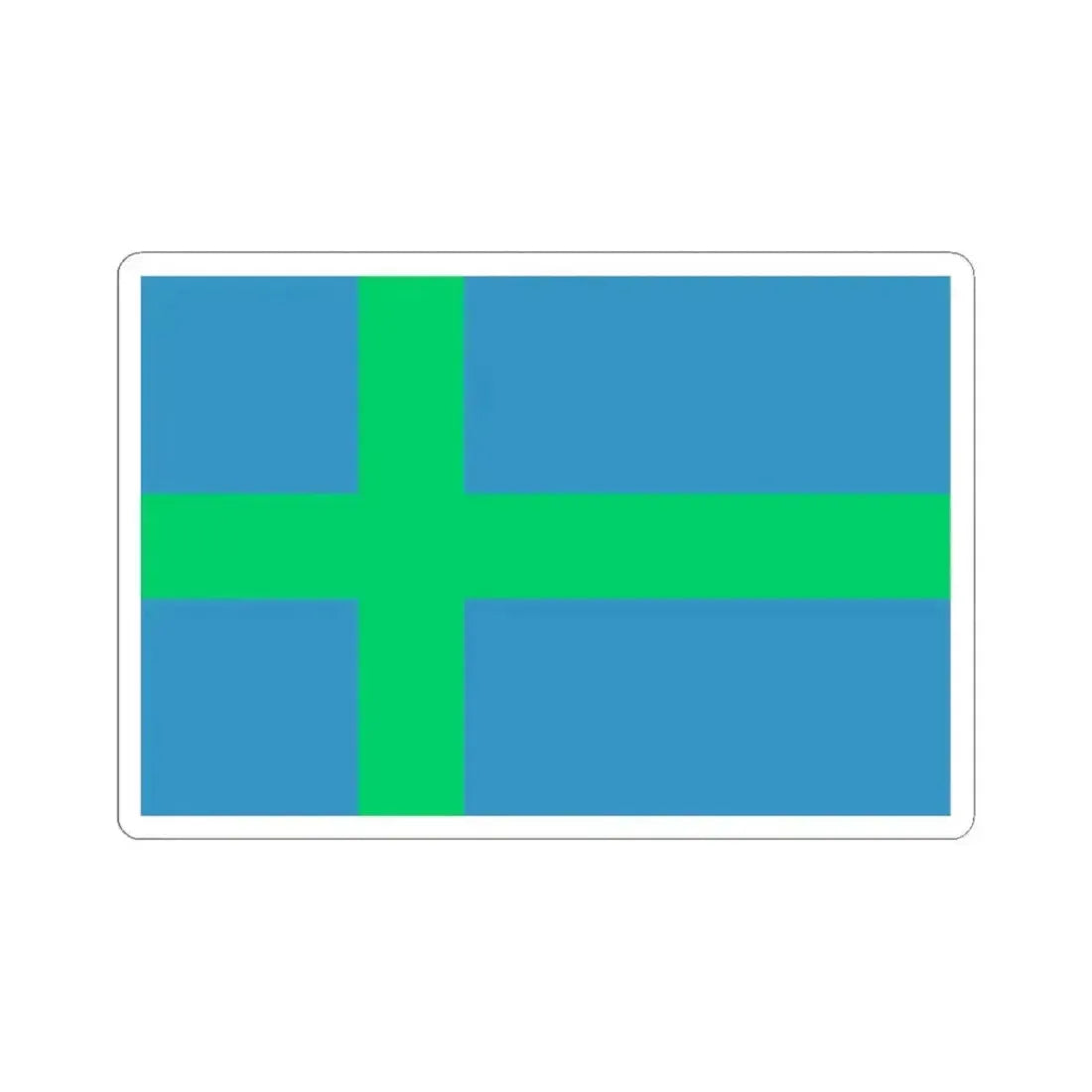 Alternate flag of Votes Estonia - STICKER Vinyl Kiss-Cut Decal 3 Inch White - The Sticker Space