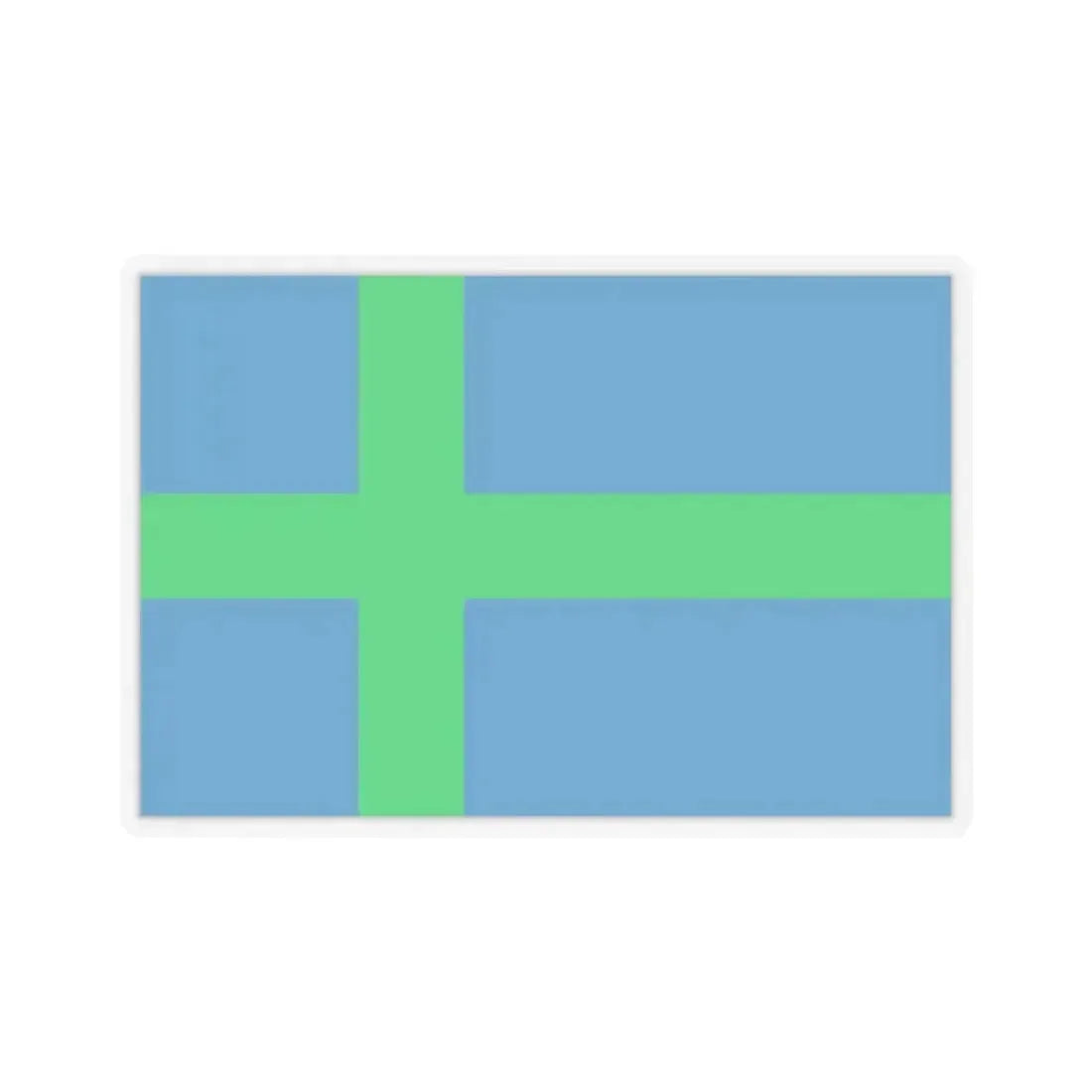 Alternate flag of Votes Estonia - STICKER Vinyl Kiss-Cut Decal 4 Inch Transparent - The Sticker Space