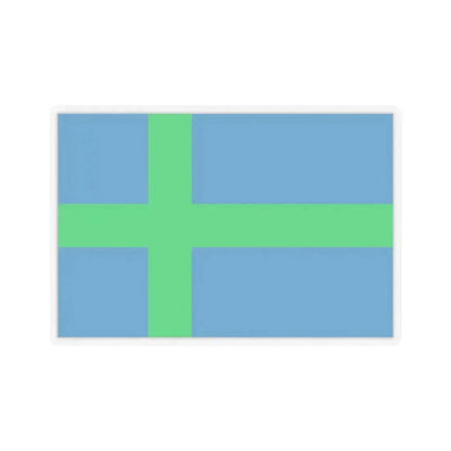 Alternate flag of Votes Estonia - STICKER Vinyl Kiss-Cut Decal 4 Inch Transparent - The Sticker Space