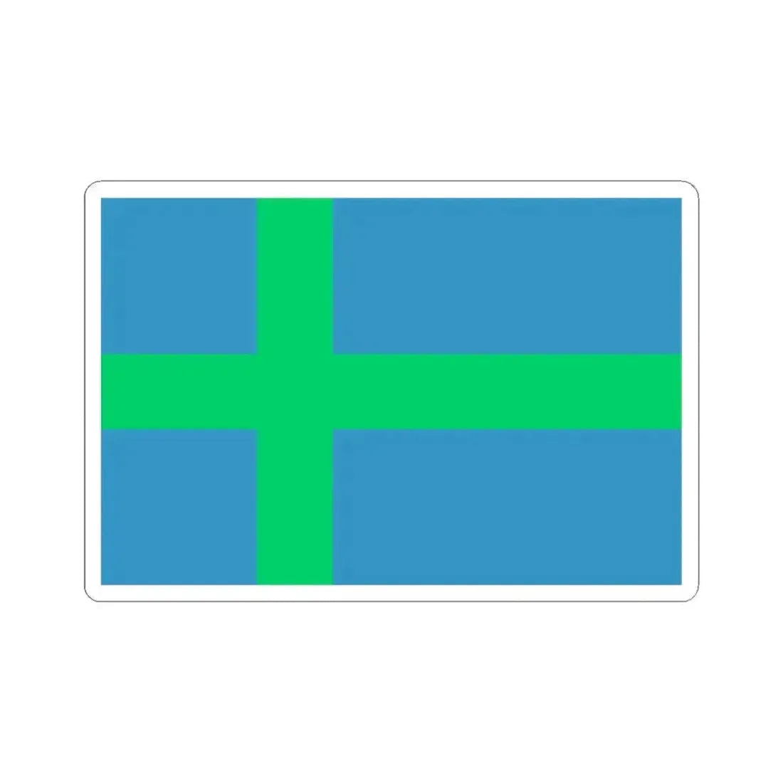 Alternate flag of Votes Estonia - STICKER Vinyl Kiss-Cut Decal 4 Inch White - The Sticker Space