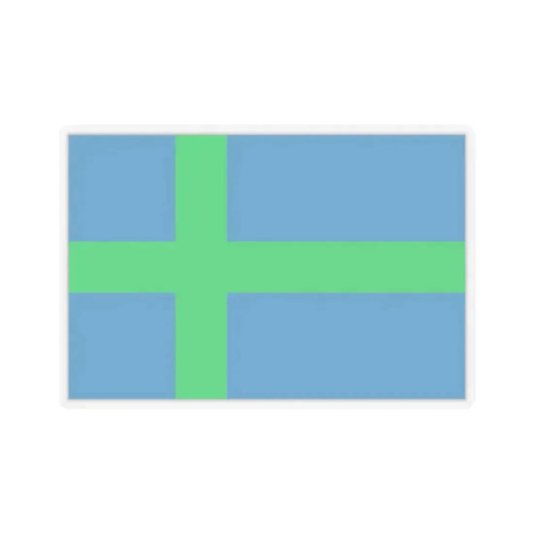 Alternate flag of Votes Estonia - STICKER Vinyl Kiss-Cut Decal 6 Inch Transparent - The Sticker Space